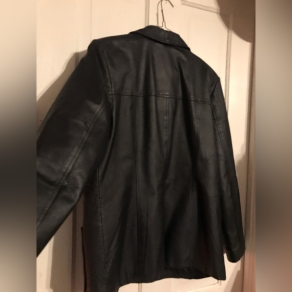 Vtg. G 111 genuine black leather jacket, size MM - Picture 5 of 17